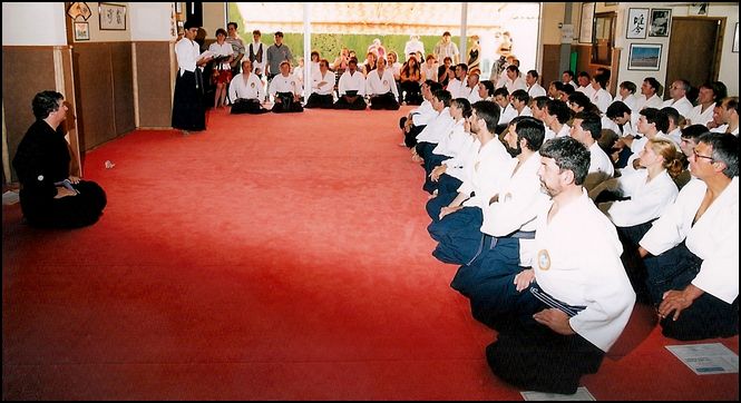 REMISE DES CERTIFICATS D'APTITUDE AU "DOJO CENTRAL" A.E.J.T.