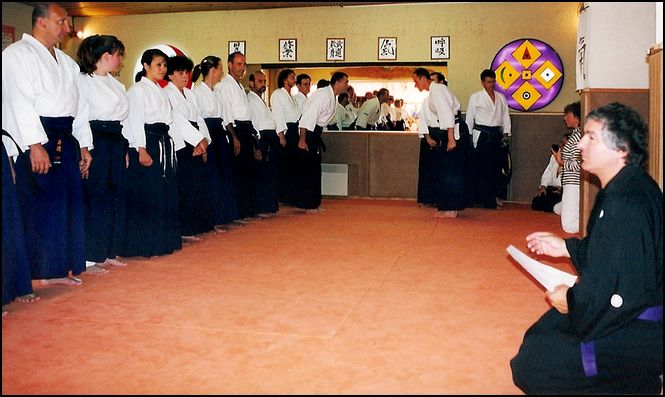 REMISE DES CERTIFICATS D'APTITUDE AU "DOJO CENTRAL" A.E.J.T.